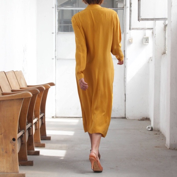 Vintage Christian Dior Silk Dress - Picture 6 of 7